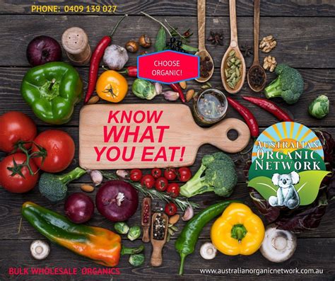 Know What You Eat Australian Organic Organic Recipes Organic
