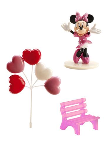 Check spelling or type a new query. Kuchen Deko Lizenzartikel Minnie Maus 3-teilig rosa ...