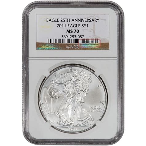 2011 American Silver Eagle Ngc Ms70