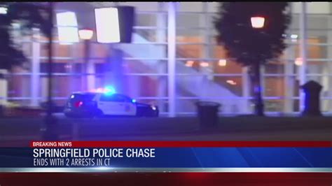 Springfield Police Arrest 2 Suspects In Enfield After Chase Youtube