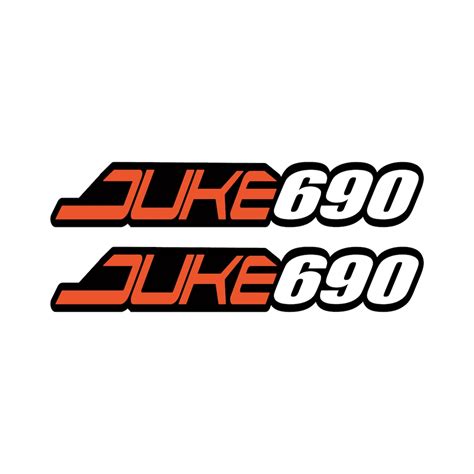 Ktm Duke 690 Swingarm Stickers Part Graphic Kit Duke690 Etsy