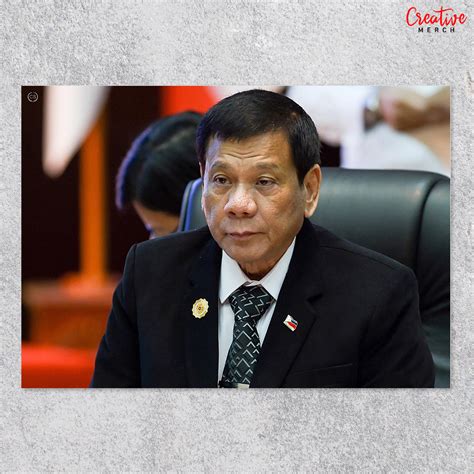 philippines president rodrigo duterte hd poster print a4 size 21x30cm by creative merch