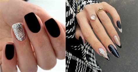 Para que vayas a la moda y sigas las tendencias en uñas de esta temporada, vamos a mostrarte uñas decoradas 2021: Diseños de uñas en negro (2021) | ActitudFem