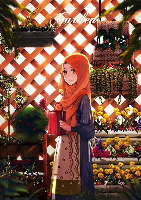 cute anime hijab girl wallpapers wallpaper cave 8a4