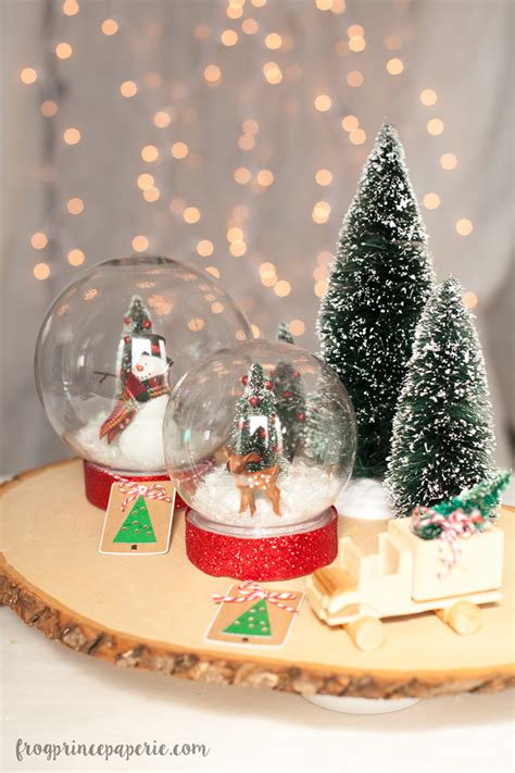 Diy Snow Globe For Christmas With Krazy Glue Frog Prince