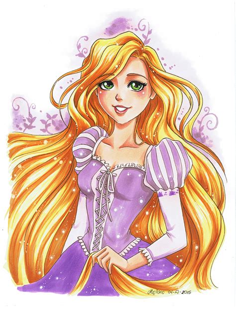 Fanart Rapunzel By Mejllano On Deviantart