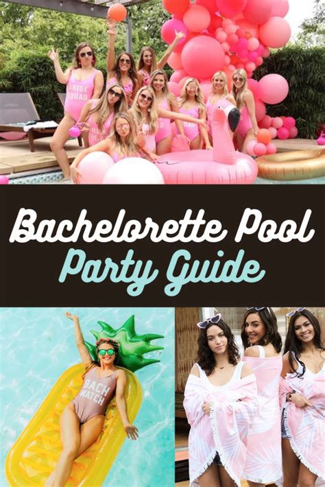 20 awesome bachelorette pool party ideas