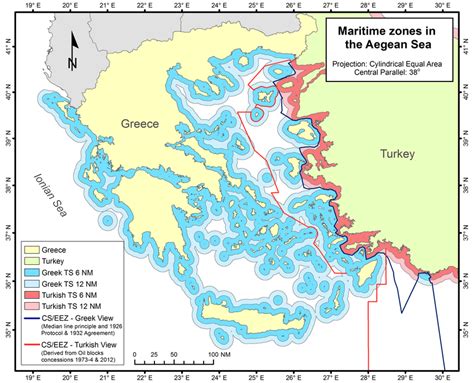 Territorial Waters And Greeces And Turkeys View Of Cs In The Aegean