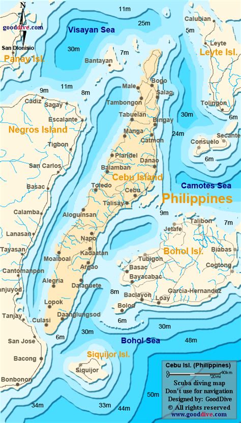 Cebu Island Maps Free Printable Maps