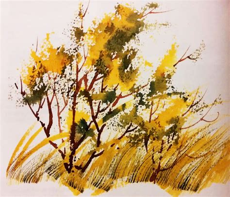 Painting Nature In Watercolor Dry Brush Techniques