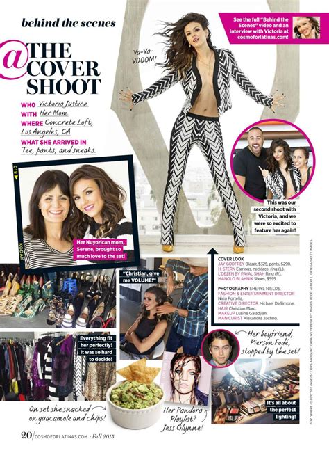 Victoria Justice Cosmo For Latinas Magazine Fall Issue Celebsla Com