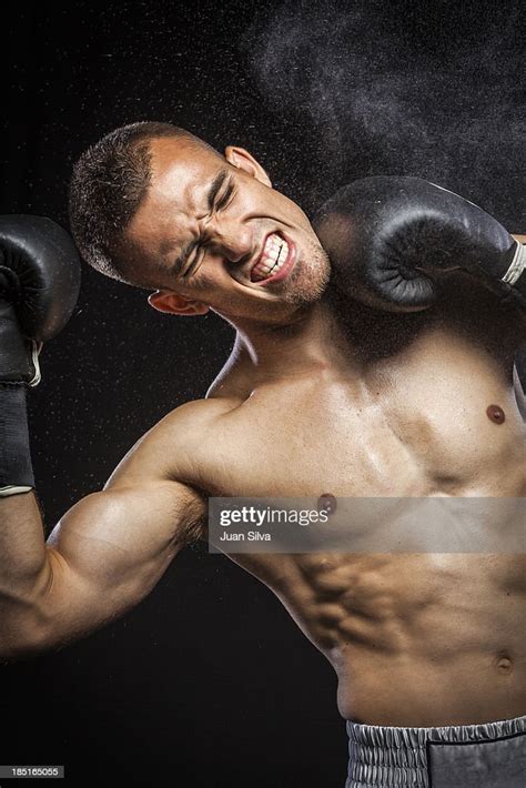 Male Boxer Getting Punch In Face High Res Stock Photo Getty Images