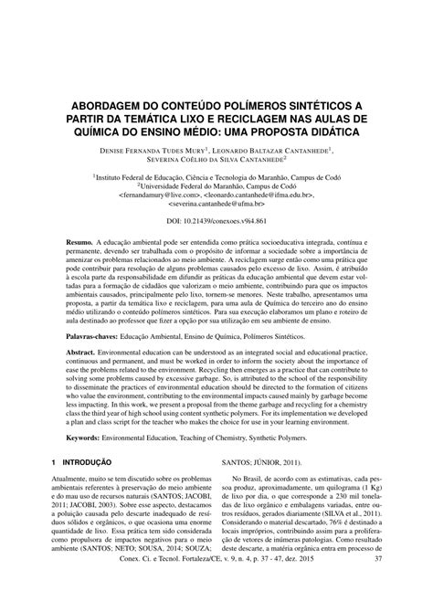 Prova De Quimica 2 Ano