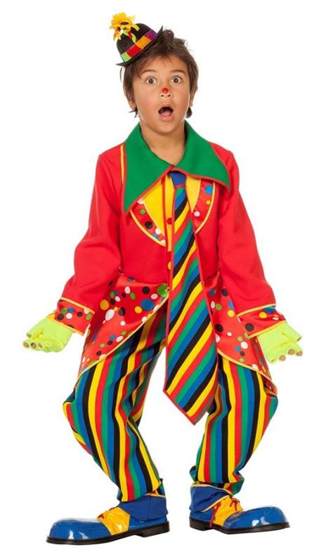 Costume Clown Pour Enfant Déguisement Enfant V69428 Atelier Mascarade