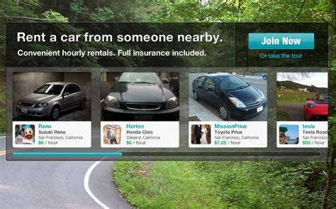 Simply book, unlock, and go. Getaround is a social car sharing service. You can rent ...