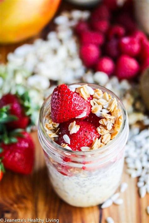 Overnight oats are so versatile, and like a classic warm bowl of oatmeal, they are easy to make. Healthy Overnight Oatmeal | Recipe | Mason jar meals ...