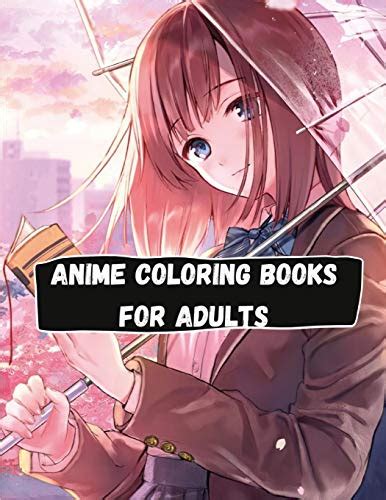 Anime Coloring Books For Adults An Adult Coloring Book With Cute
