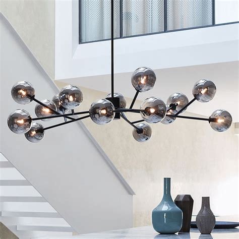 Contemporary Style 15 Light Branching Modo Chandelier For Living Room