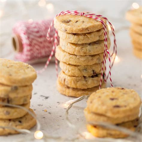 Cranberry Orange Almond Shortbread Cookies Simply Sated
