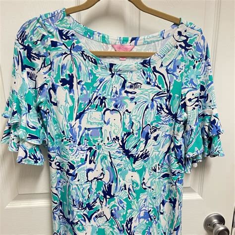 Lilly Pulitzer Dresses Lilly Pulitzer Lula Dress In Elephant Appeal