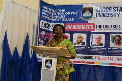 Un Urges Lasu To Support Research On Sdgs As Lasu Sdgs Youth Club