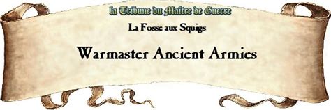 Fosse Aux Squigs Warmaster Ancient Armies