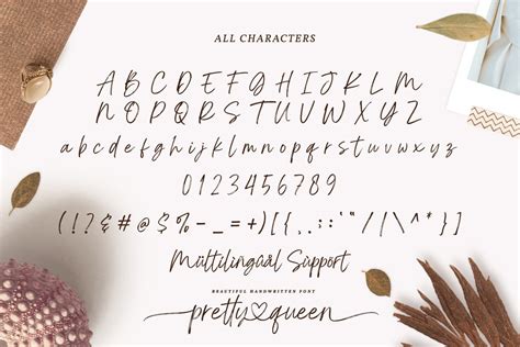 Pretty Queen Handwritten Brush Font Dafont Free