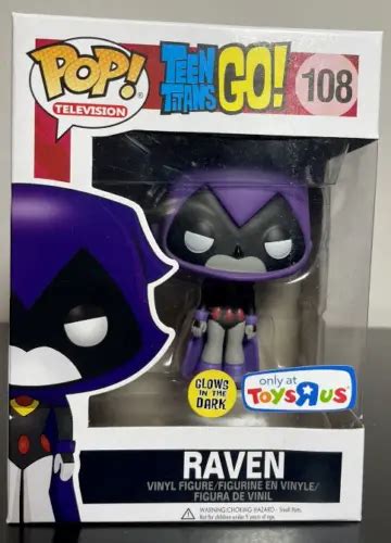 Teen Titans Go Raven 108 Purple Funko Pop！ Toy Vinyl Figure With