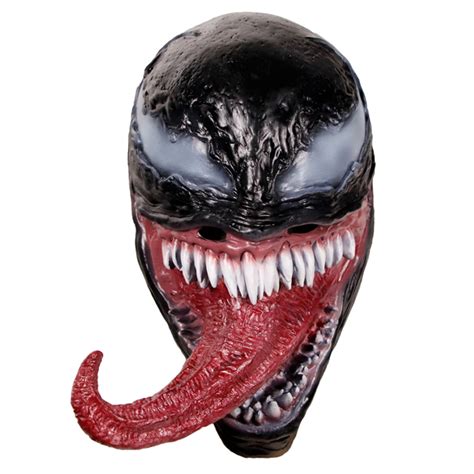 See more ideas about venom, venom face, venom art. 2018 Movie Venom Cosplay Face Mask Eddie Brock Latex Scary ...