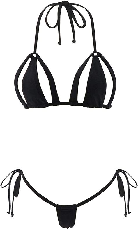 buy sherrylo thong bikini swimsuit for women black brazilian string bikinis bathing suit