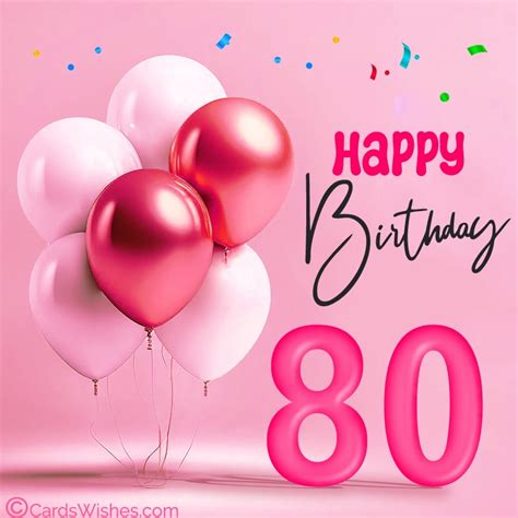 80th Birthday Wishes And Messages