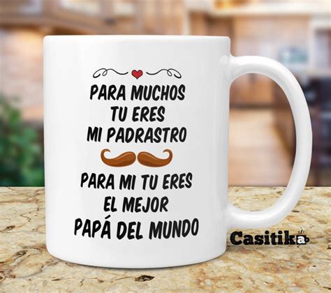 Regalos Para Padrasto Taza De Cafe Del Dia Del Padre Spanish Etsy