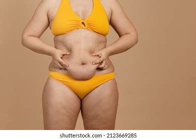 Naked Overweight Woman Show Heart Shape Stock Photo Shutterstock