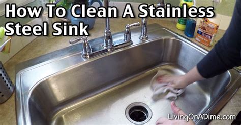 There are a few things you will have to keep in mind with granite sinks. How To Clean A Stainless Steel Sink - Living on a Dime