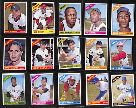 Check out our topps baseball cards selection for the very best in unique or custom, handmade pieces from our sports collectibles shops. Lot Detail - 1966 Topps Complete Baseball Card Set - Mostly Pack Fresh Cards