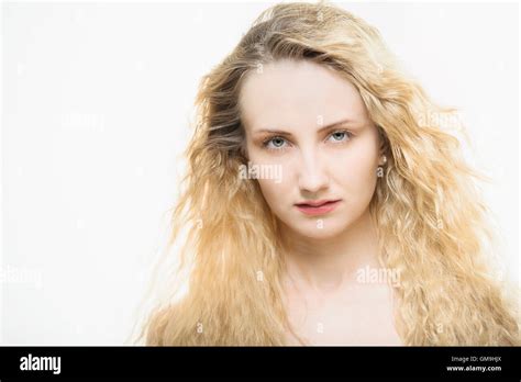 Curly Long Blond Hair Hi Res Stock Photography And Images Alamy
