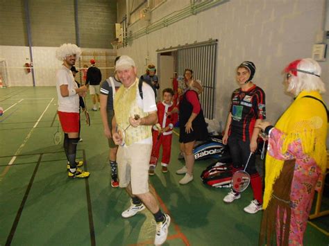 Entraînement déguisé ASSJ Badminton