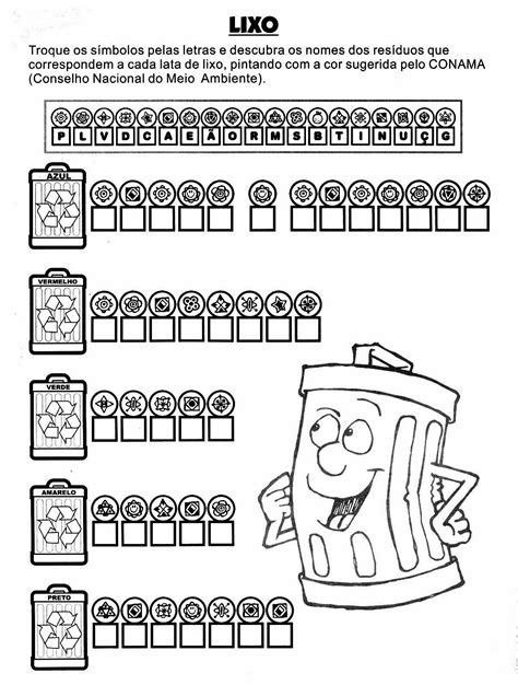 Atividades Meio Ambiente Reciclagem Educação Infantil