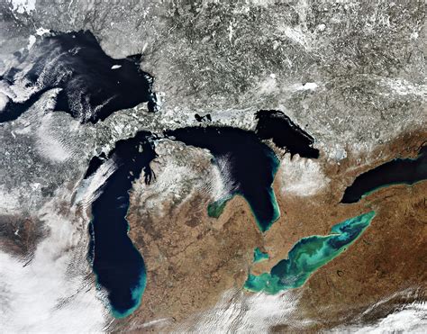 Exploring Earth From Space Spectacular View Of The Great Lakes
