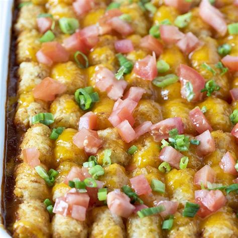 Cheesy Delicious Taco Tater Tot Casserole Adventures Of Mel