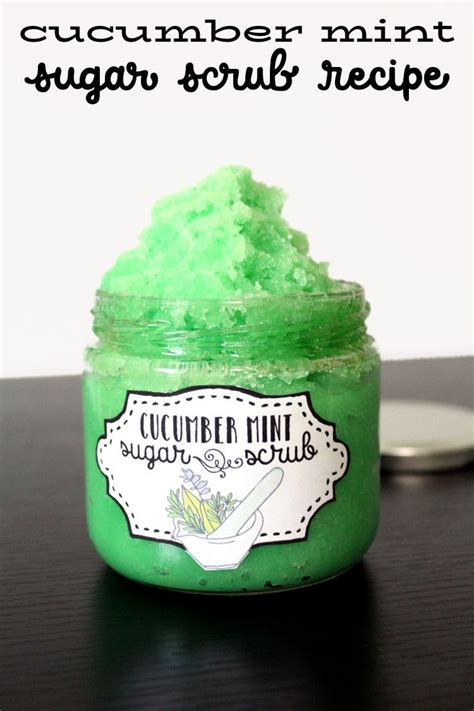 Cucumber Mint Sugar Scrub Recipe Soap Deli News Mint Sugar Scrub