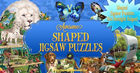 Shaped Jigsaw Puzzles Unique Shaped Puzzles No Straight
