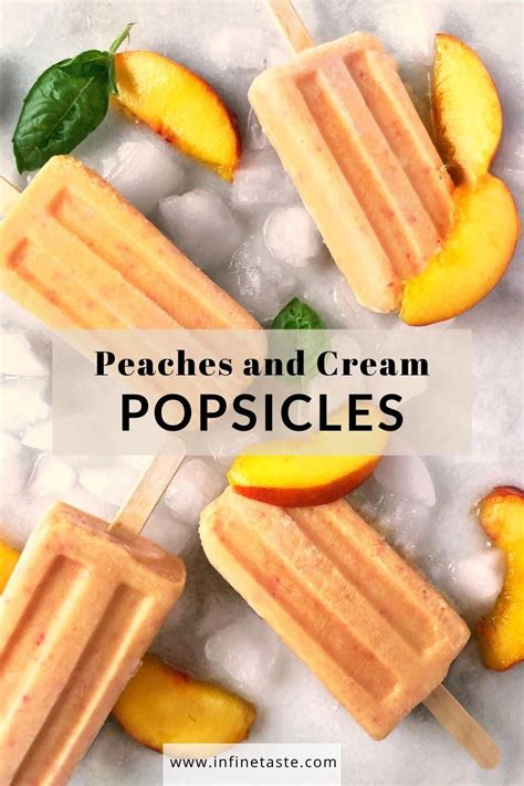 Peaches And Cream Popsicles Artofit
