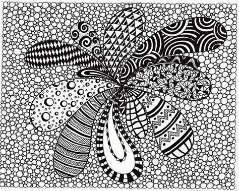 Printable Zentangle Coloring Pages Free Coloring Home