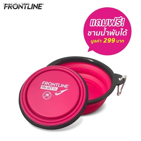 อุปกรณ┇ﺴ สินค้าฟรี Frontline ชามน้ำพับได้ ขนาดพกพา Shopee Thailand