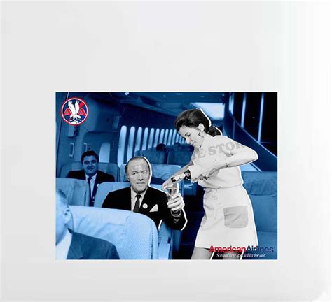 American Airlines Flight Attendant Vintage Decal Stickers Airline