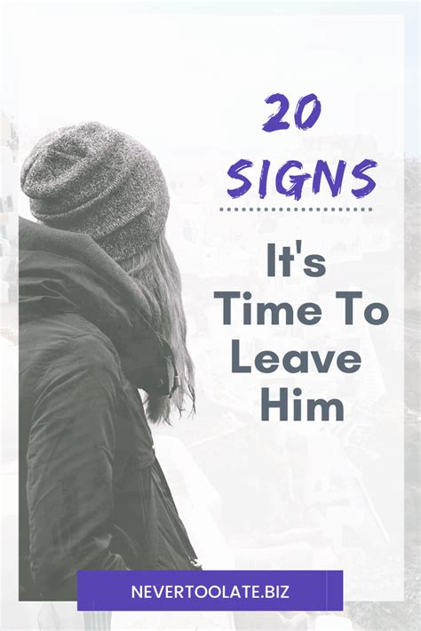 20 Signs Its Time To Let Him Go And Move On With Your Life