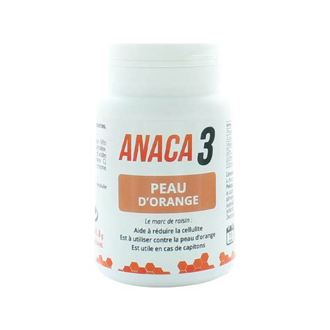 Anaca 3 Peau Dorange 90 Gélulesunivers Pharmacie
