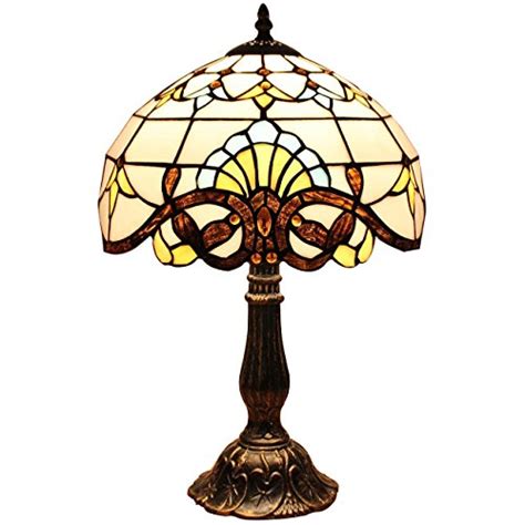 Buy Bieye L30025 Baroque Tiffany Style Stained Glass Table Lamp With 12