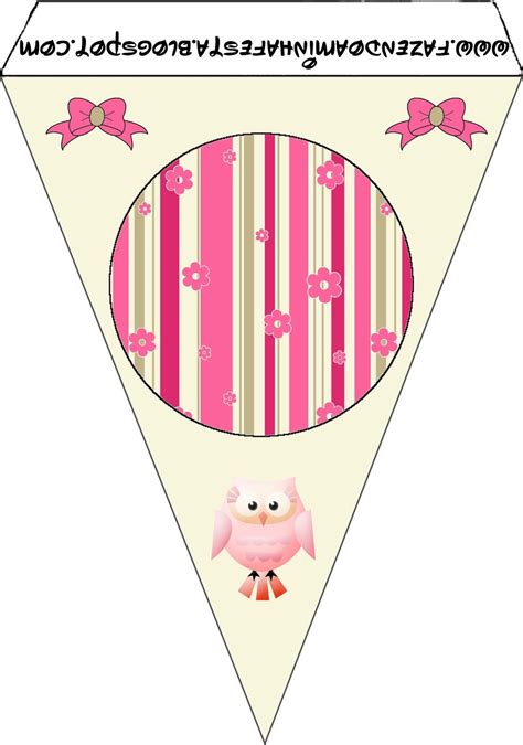 Pink Owls Free Party Printables Oh My Fiesta In English